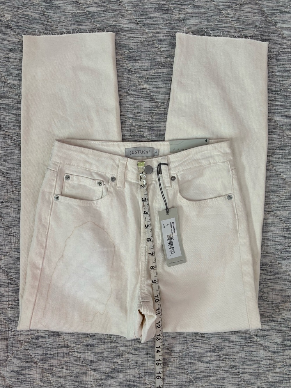 Just USA IN THE COUNTRYSIDE STRAIGHT LEG JEANS Sz 4 NWT | Straight Leg Jeans- - Picture 12 of 15